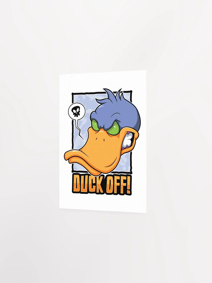 Duck Off Poster – Funny Retro Cartoon Wall Art product image (12)