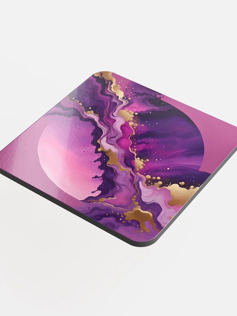 Violet Radiance - Dutch Pour Sunrise Coaster product image (4)