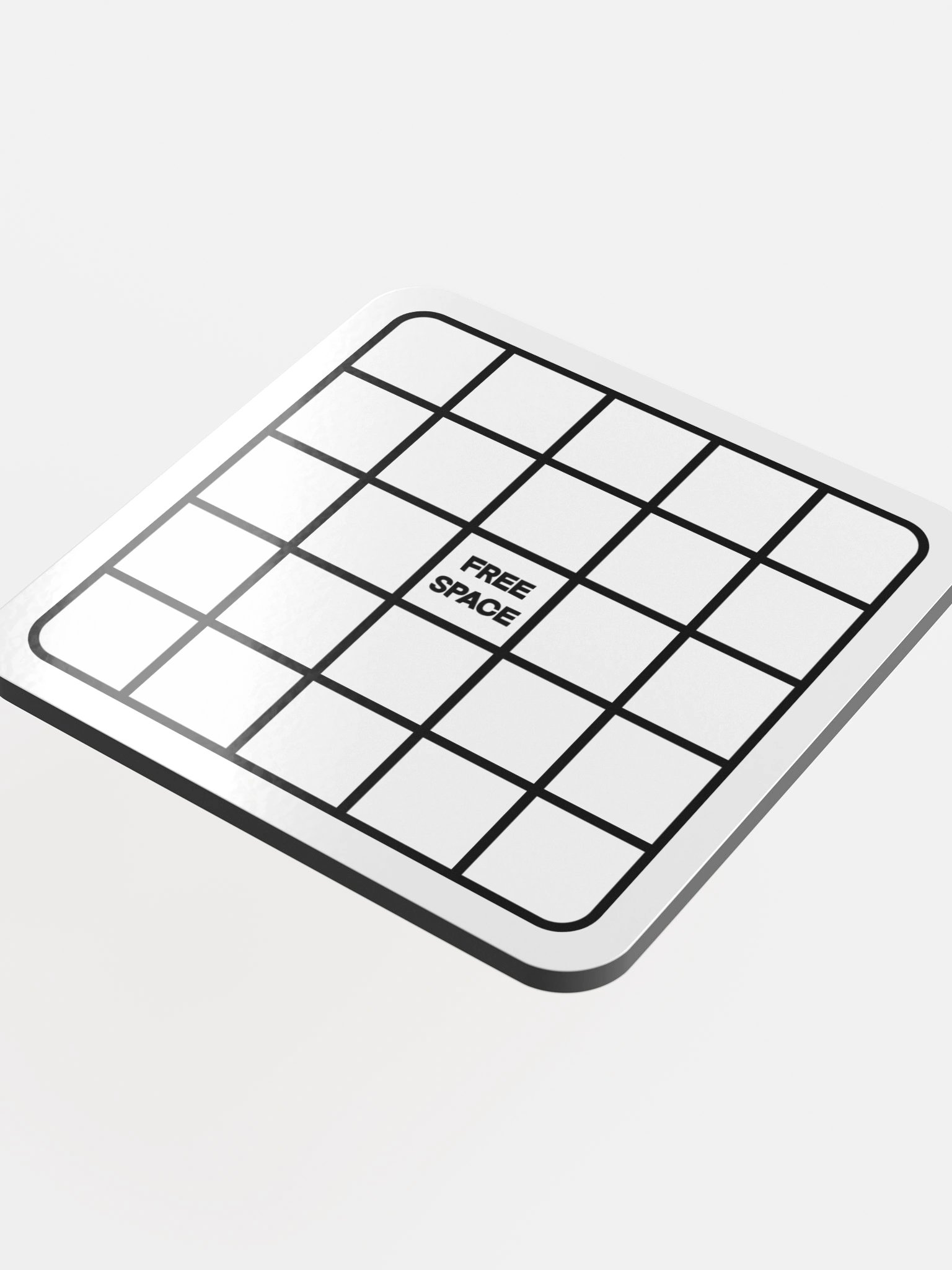 Glossed Cork Blank Card Coaster product image (4)