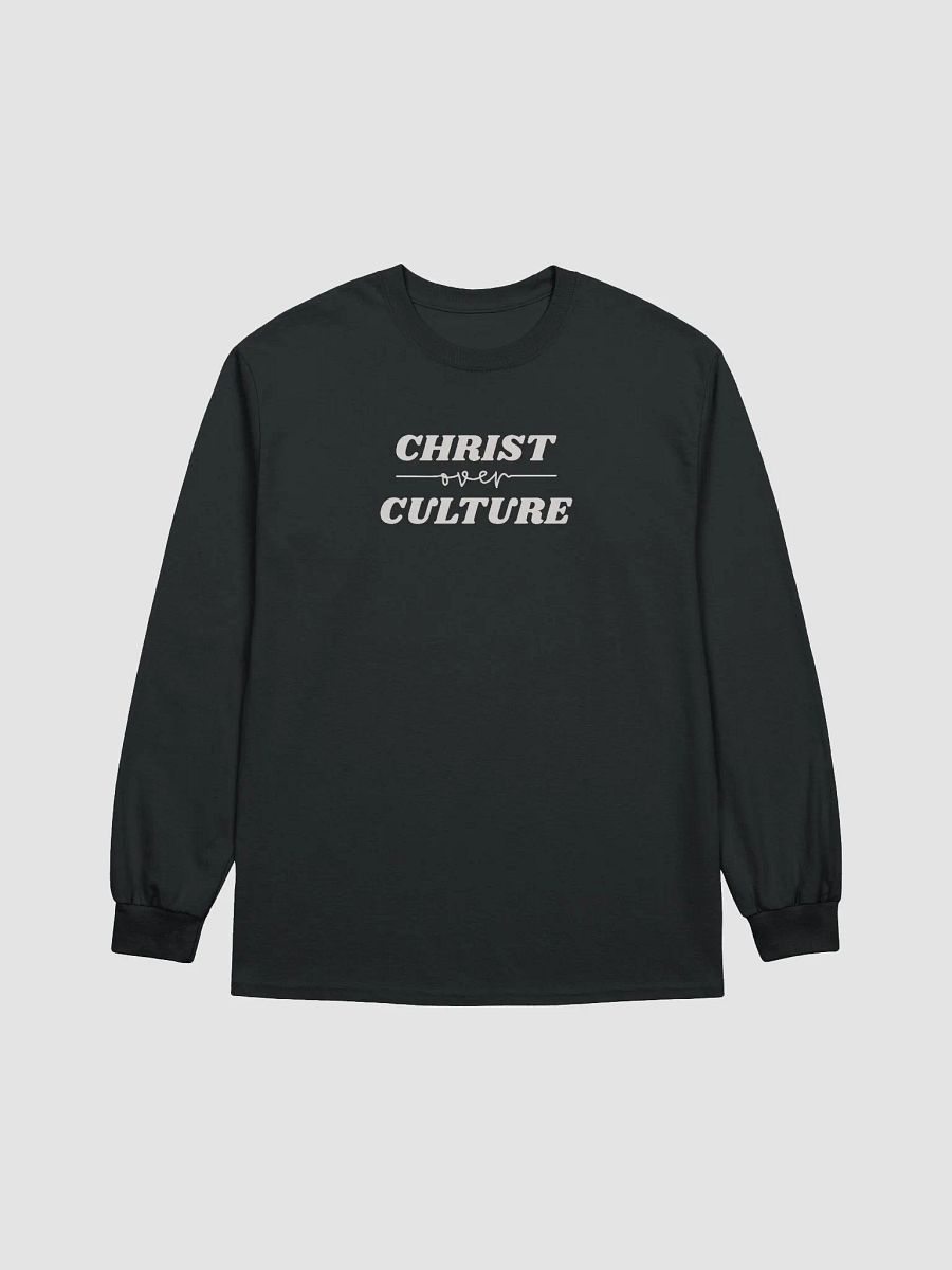 Women's Long-Sleeve T-Shirt: Christ over Culture (more colors available) product image (1)