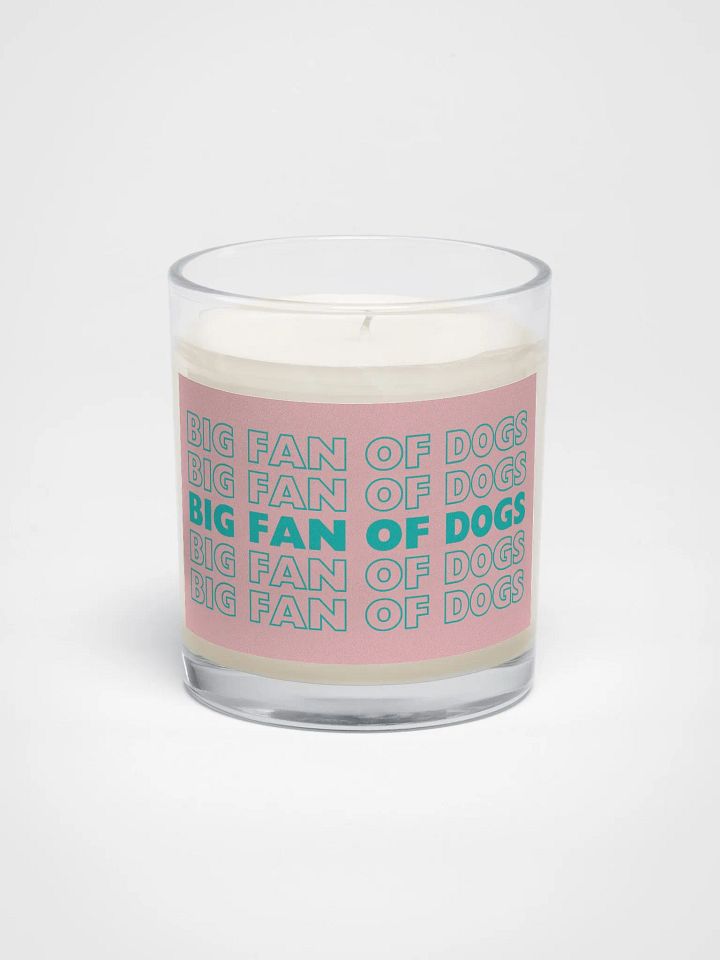 Big fan of dogs (candle) product image (1)