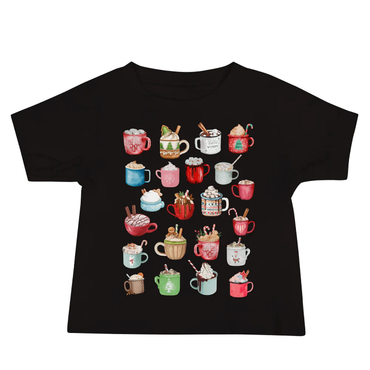Hot Cocoa Collage Winter Baby T-Shirt product image (1)