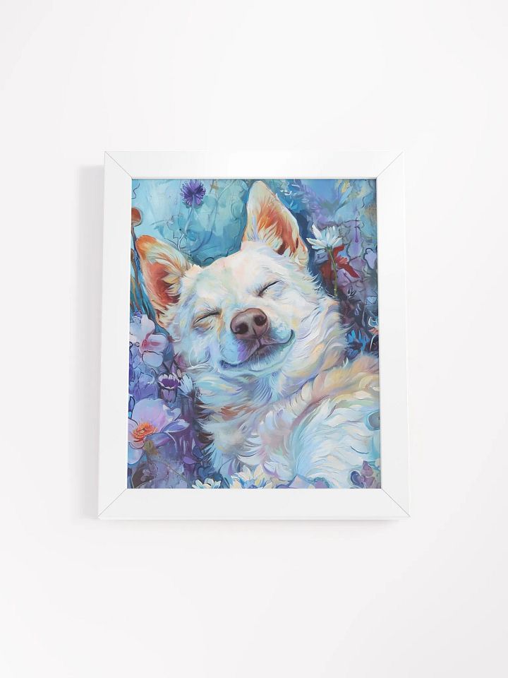 Blissful Canine Dreams - Framed Matte Poster product image (1)