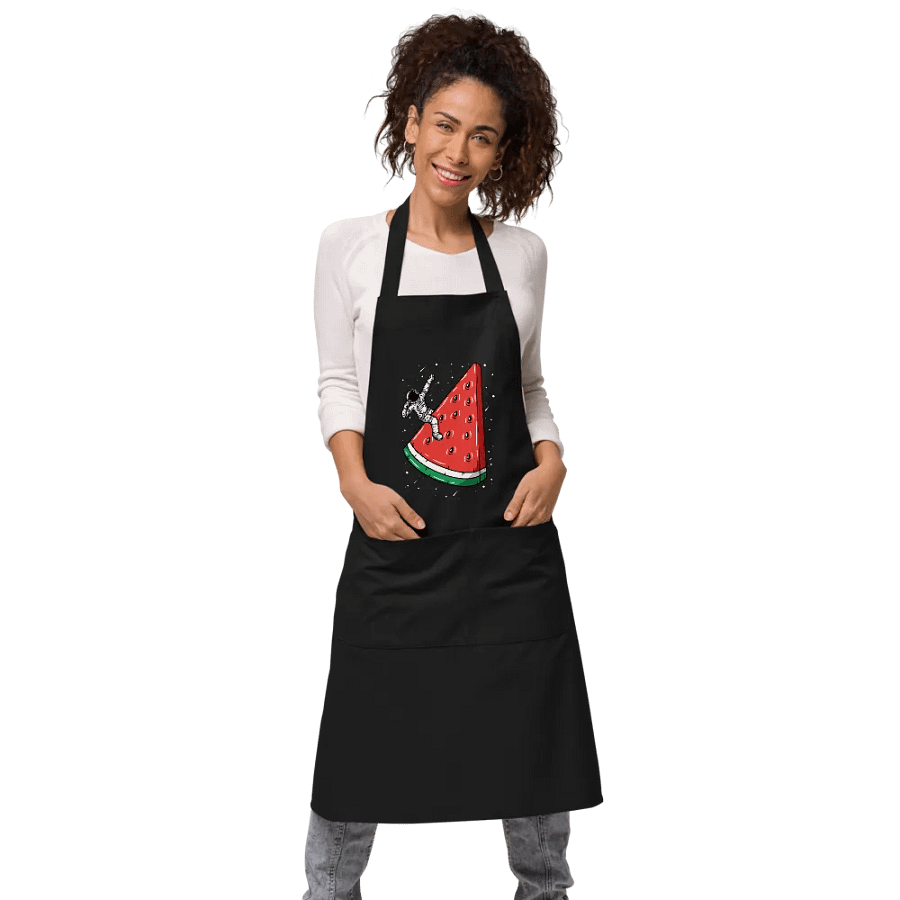 Galactic Watermelon Adventure Apron product image (1)