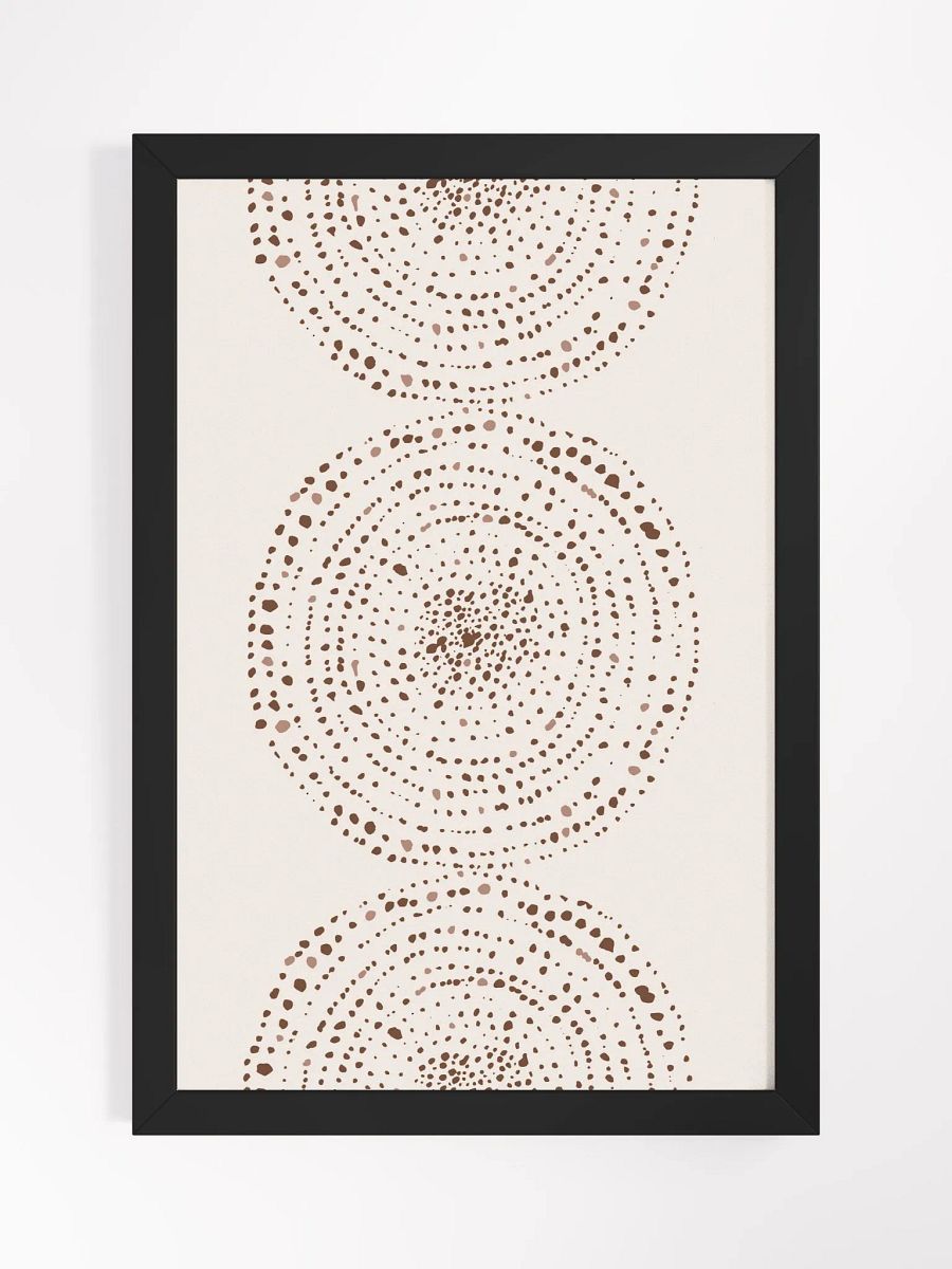 Ethereal Dots Framed Poster | Minimalist Abstract Art for a Tranquil Home product image (3)