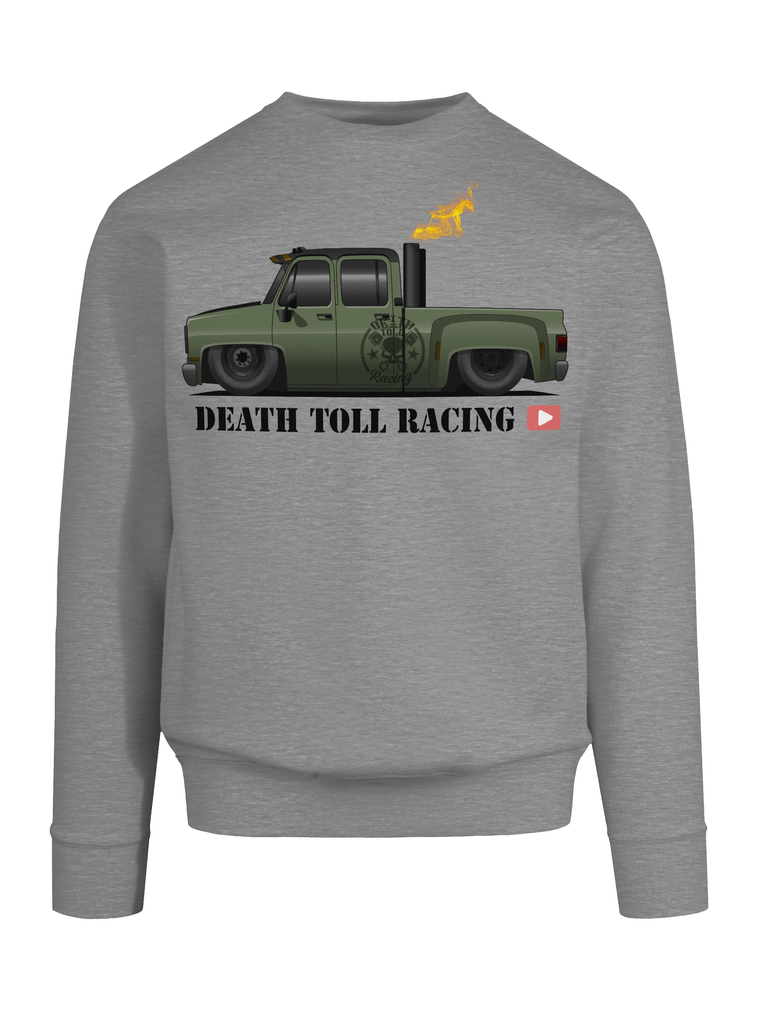 Flaming Death Toll Racing Sweatshirt product image (9)
