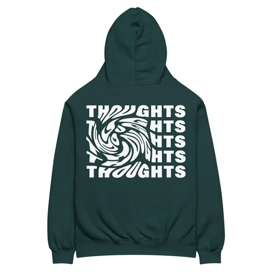Thoughts Oversized Back Graphic White Text product image (4)