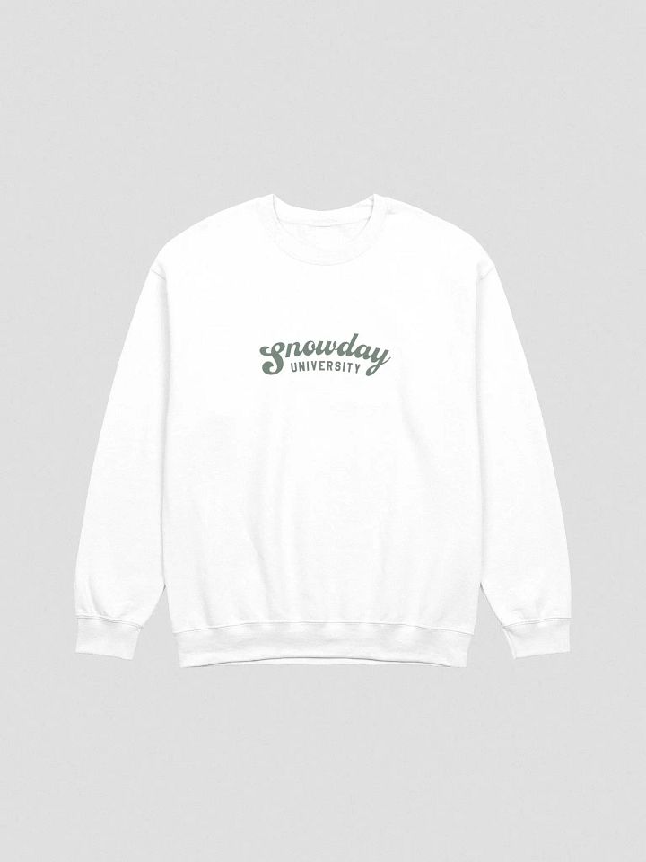 Snowday University crewneck - white product image (1)
