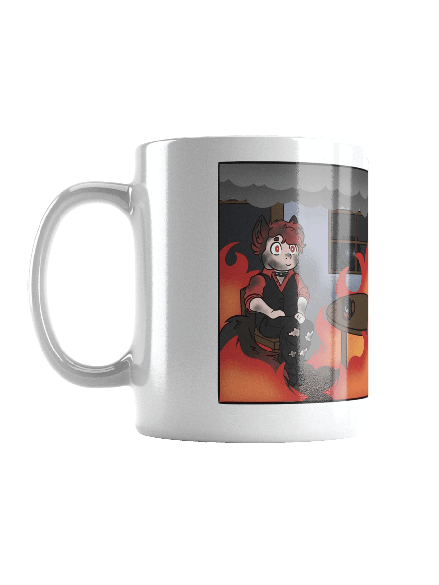 White Glossy Mug - This Is Fine Meme product image (18)