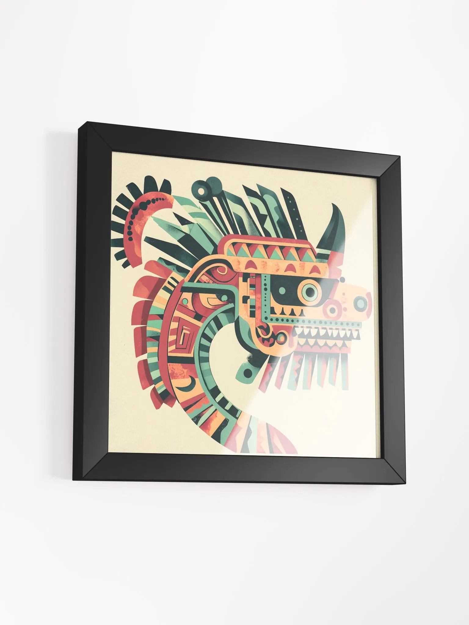 Quetzalcoatl Aztec Framed Poster art product image (3)