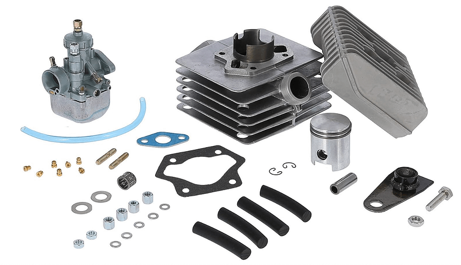 NM Set: Profi-Tuning 60ccm, 4-Kanal Zylinder/Kolben/Kopf + BVF16N1 + Reso Auspuff 32mm product image (3)