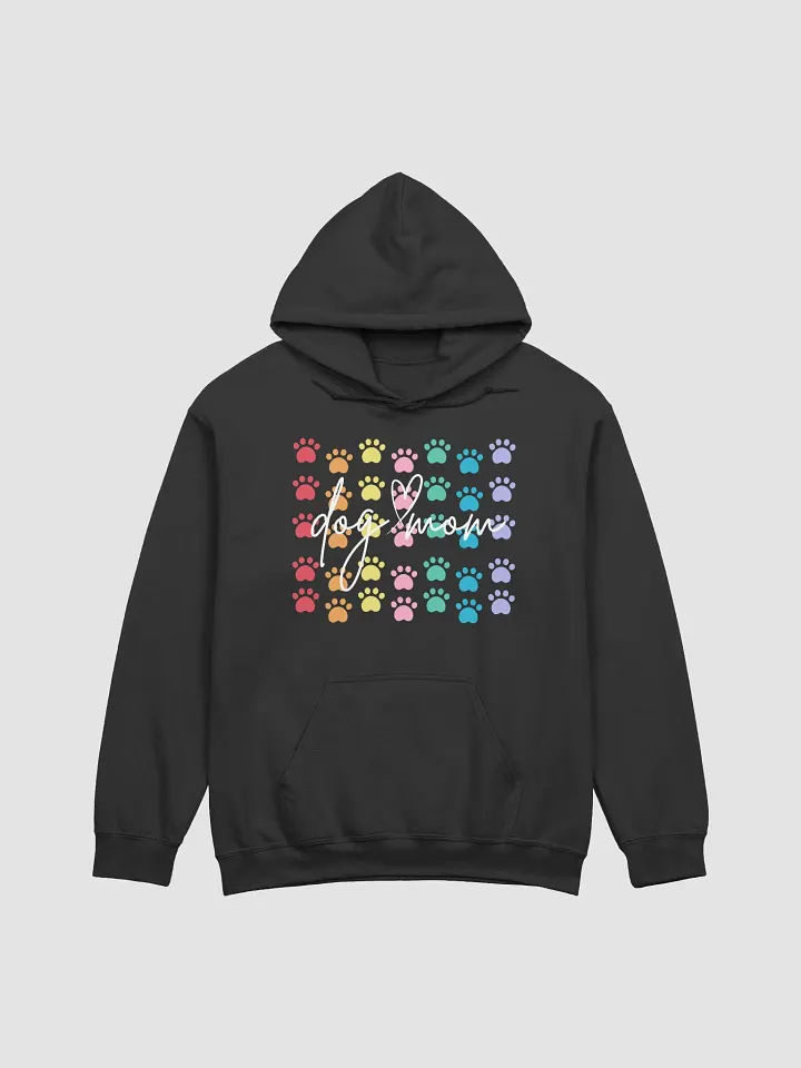 Dog Mom Multicolor Repeated Letter Hoodie Design2 product image (2)