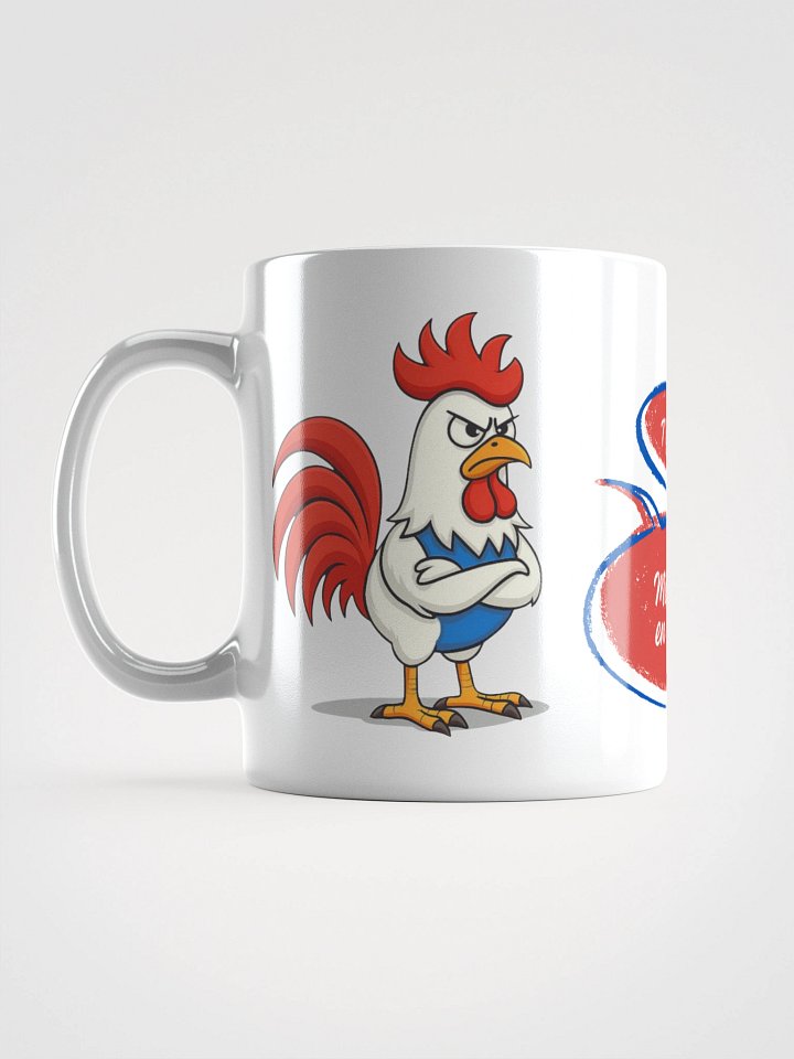 Mug Blanc, Coq Râleur - T'y crois encore et Même pas en rêve - Cadeau Humour Français product image (1)