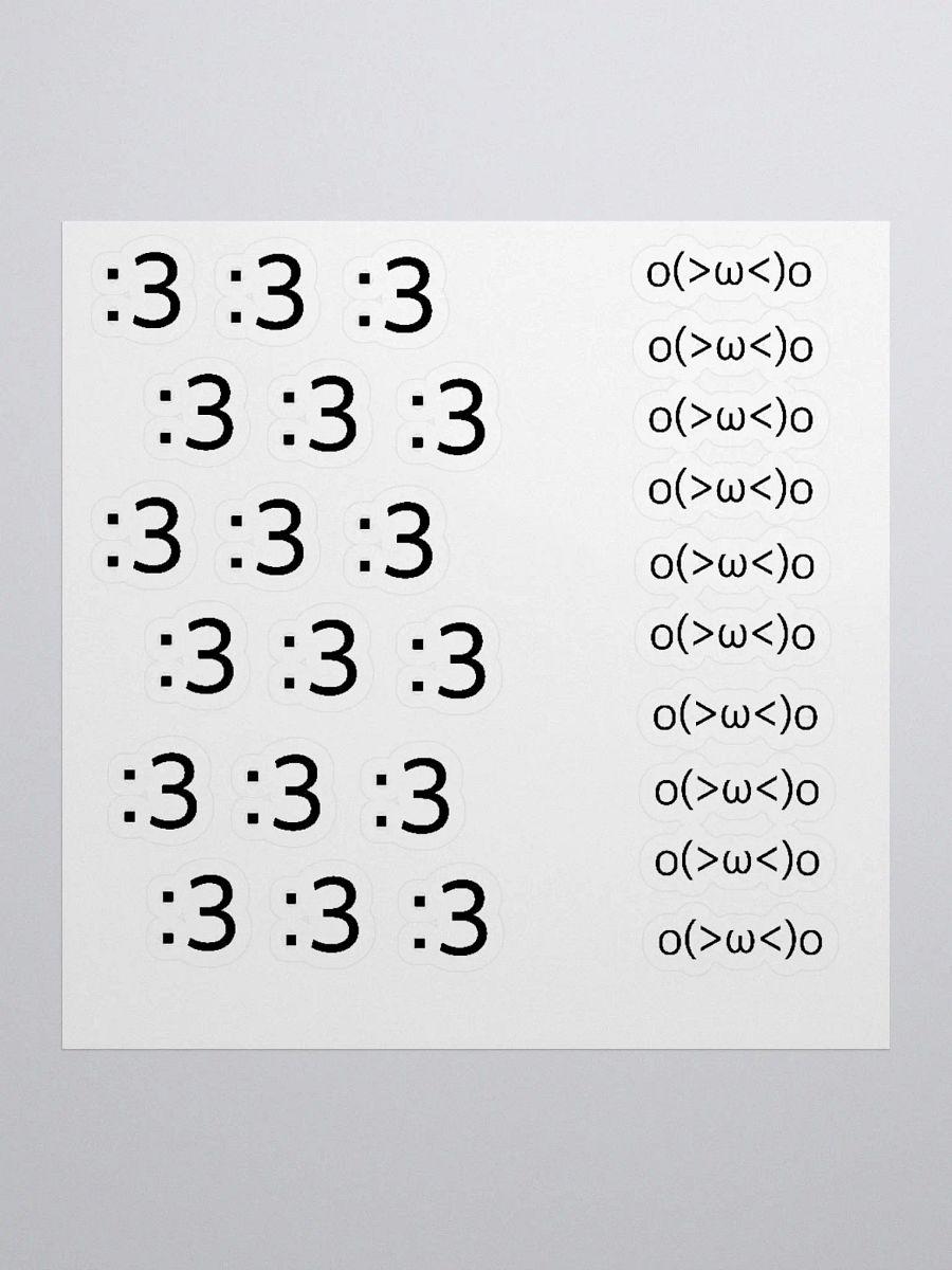 emoticon sticker pack (mini) product image (1)