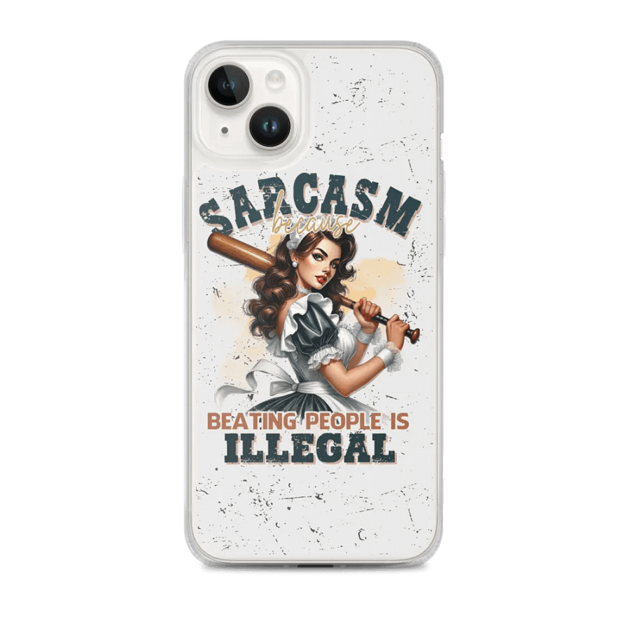 Sarcastic Maid iPhone® Clear Case product image (1)