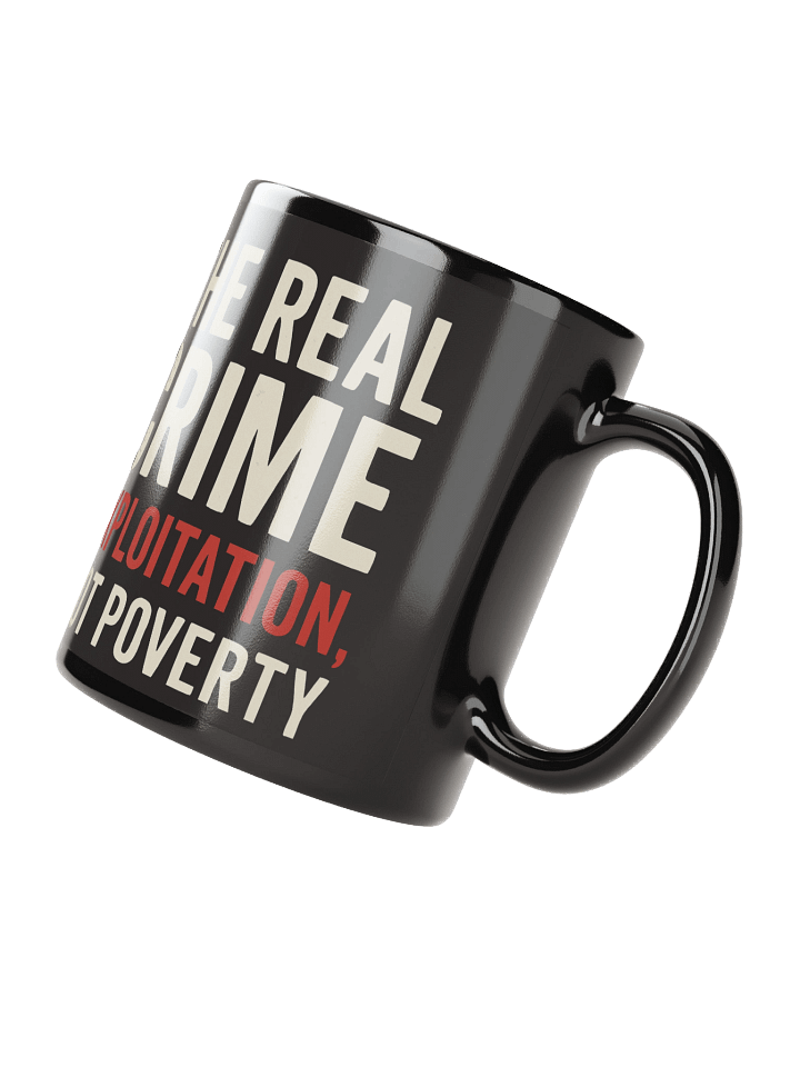 Exploitation Black Glossy Mug product image (4)