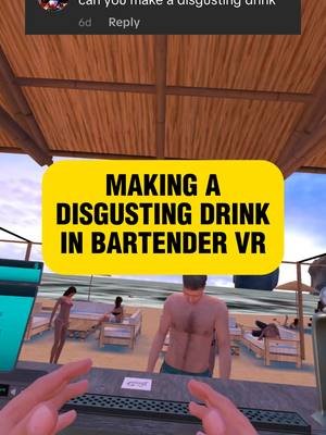 Making a Disgusting Drink in Bartender VR Game - https://www.meta.com/en-gb/experiences/bartender-vr-simulator/6424742560904148/?srsltid=AfmBOoq8e5Kq8GqkcKo-ZH6UkFSHxwHOA6wVd8kFrQ52ByRh7DTQjFUh #bartendervr #explorewithquest #QuestCreatorPartner #vr #vrgaming