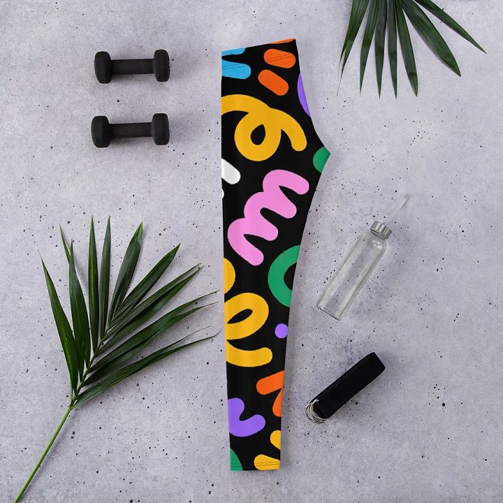 Whimsical Spirals All-Over Leggings product image (2)