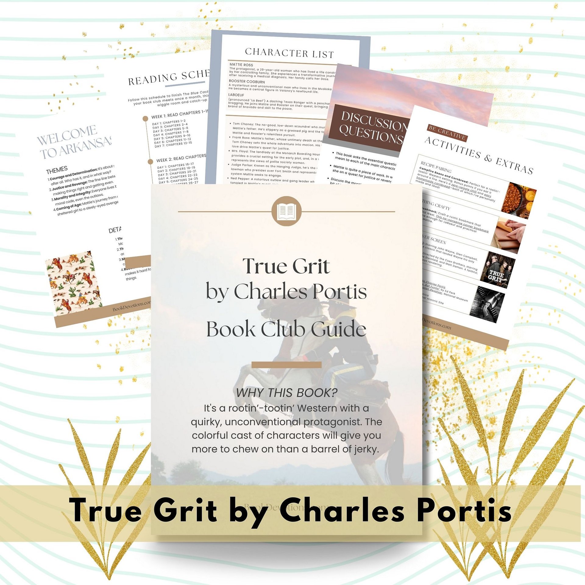 Book Club Guide for True Grit by Charles Portis product image (1)