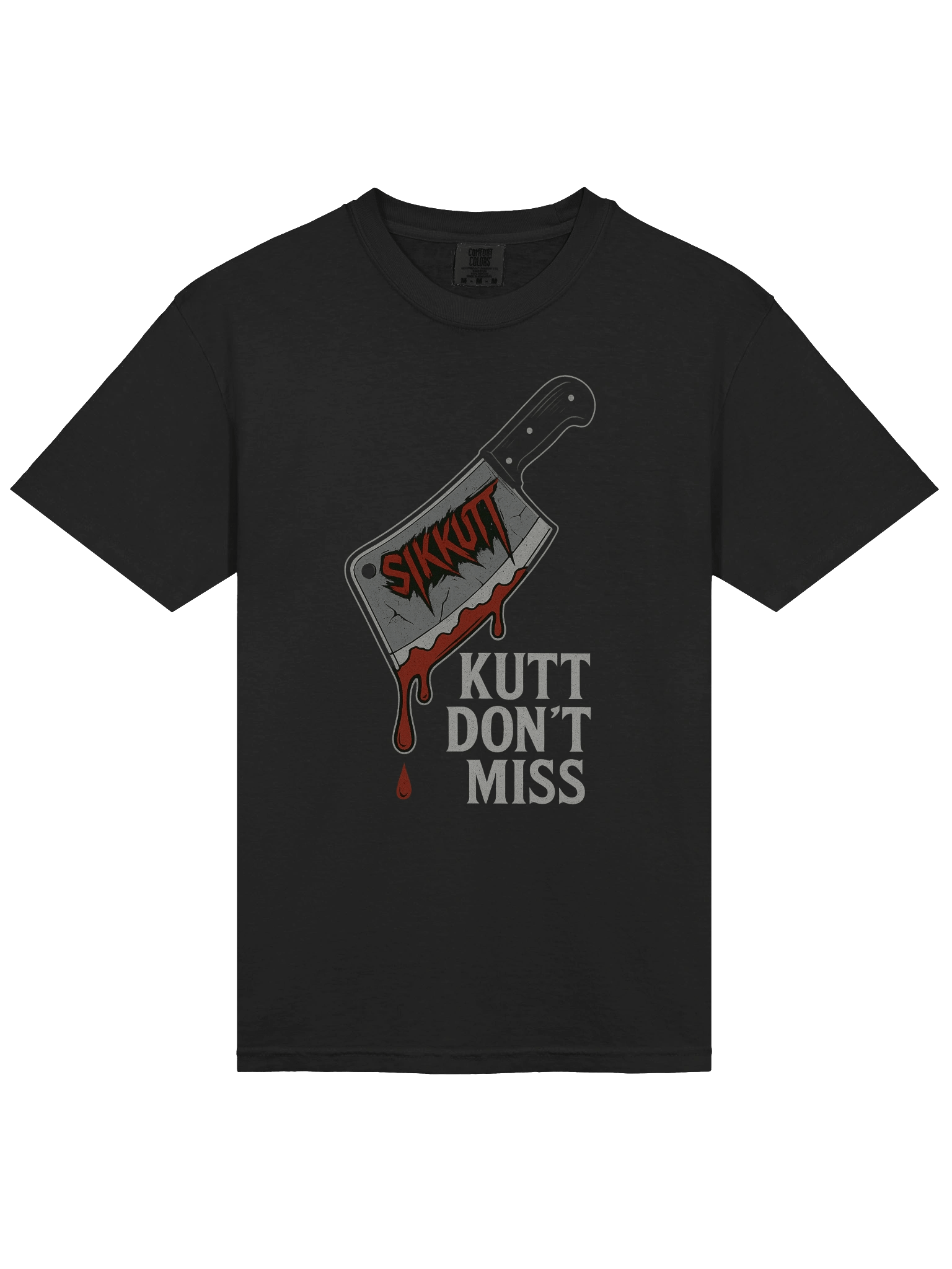 🔪 SikKutt – “Kutt Don’t Miss” Cleaver Tee product image (3)