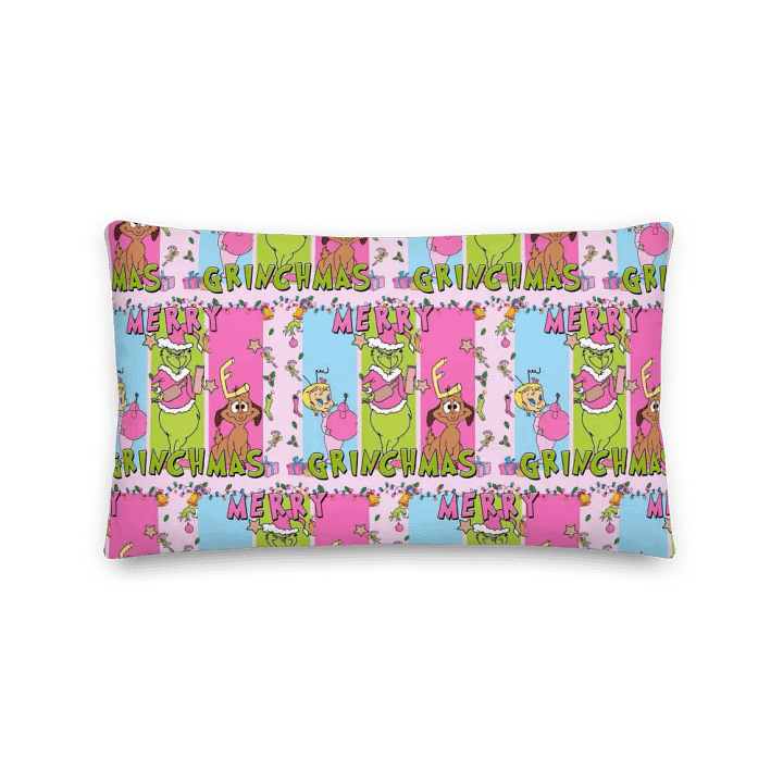 PINK GRINCH PILLOW product image (5)