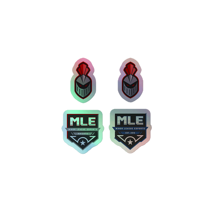 Knights Holographic Sticker Set product image (1)