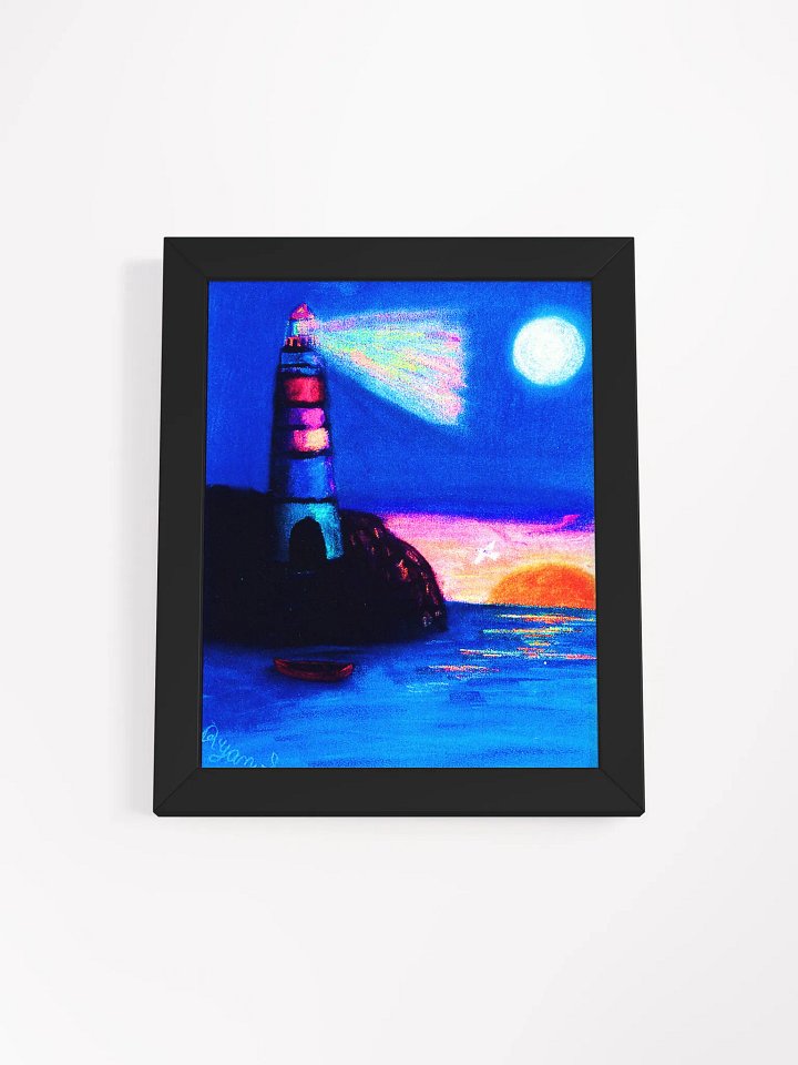 Light House Color Art Framed Poster product image (1)