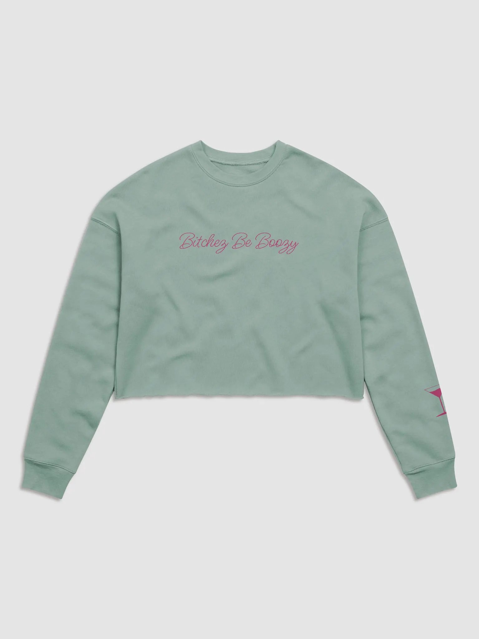 Bitchez Be Boozy Cropped Long Sleeve Top product image (1)