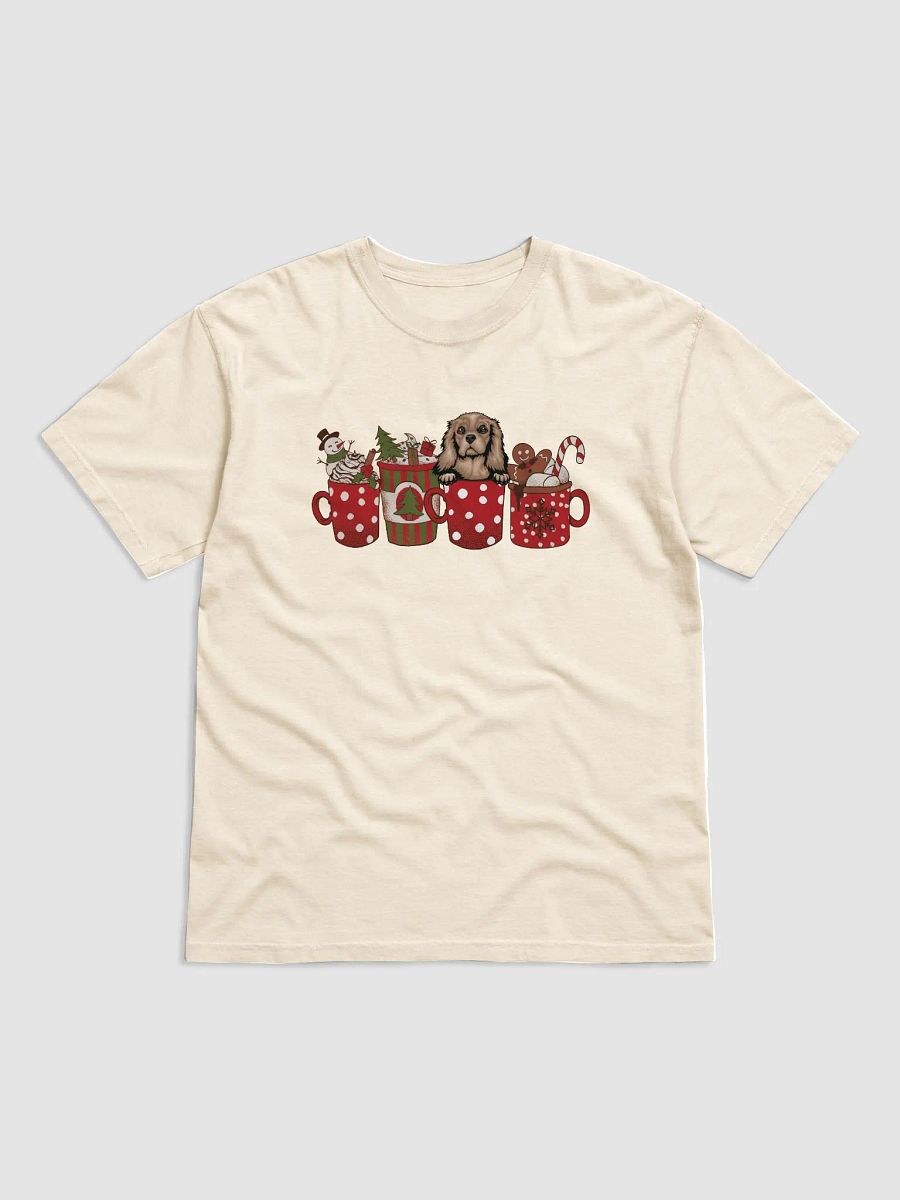 Cute Cocker Spaniel in a Christmas Cup T-Shirt | Funny Christmas Pup in a Cup product image (14)