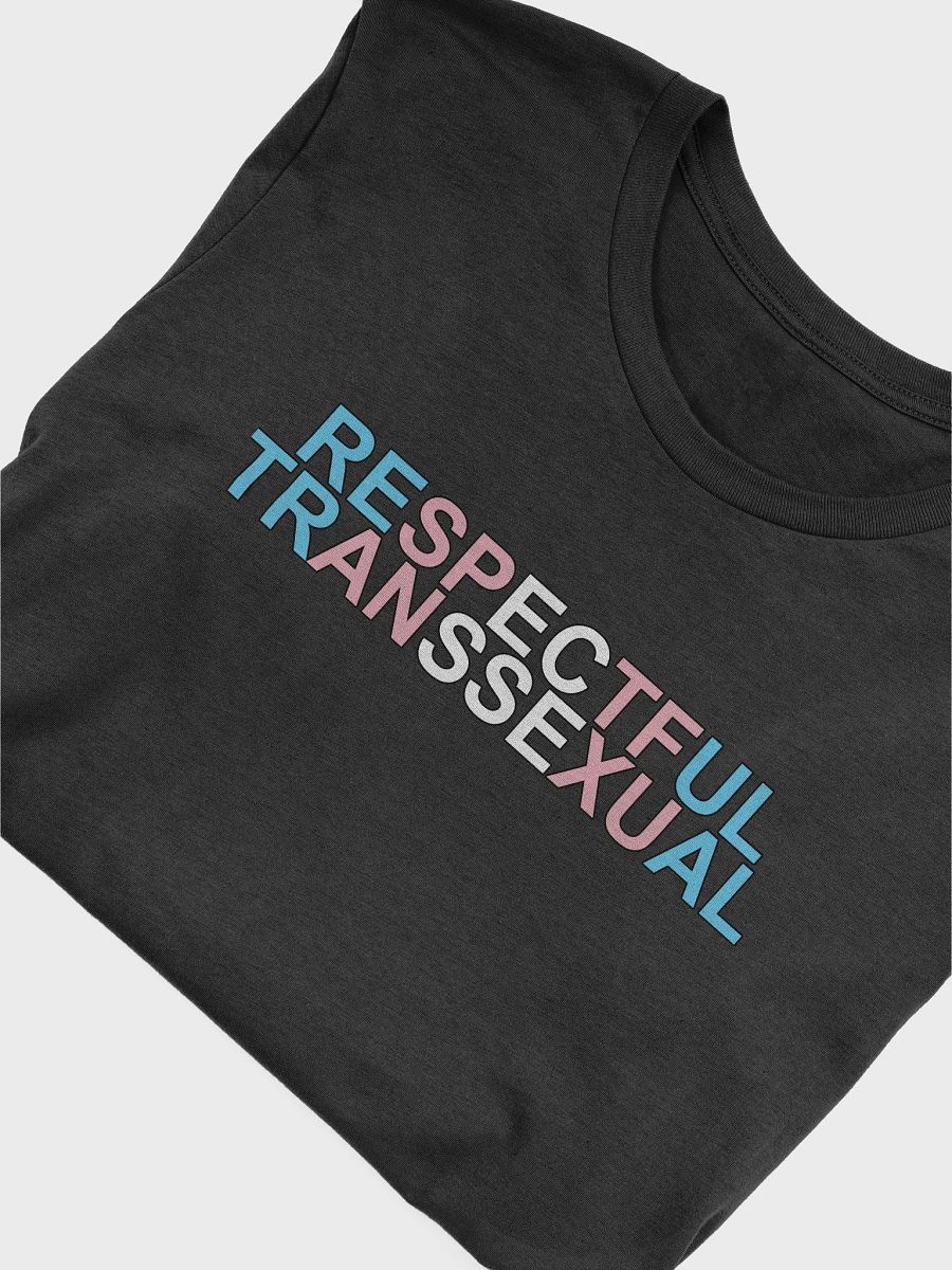 Respectful Transsexual Cotton T-shirt product image (53)