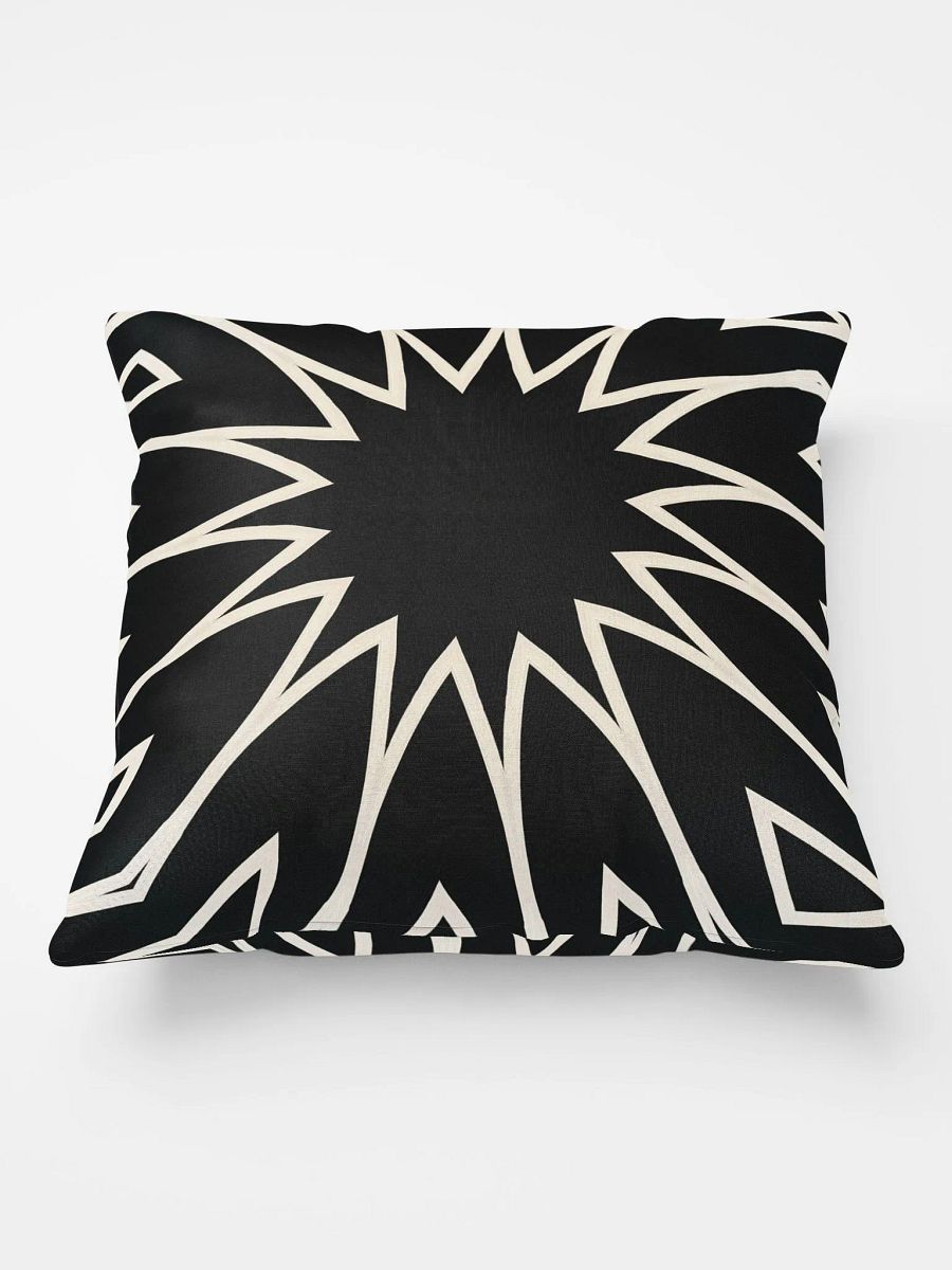 Patterns in Black- Abstract Print Throw Pillow product image (1)