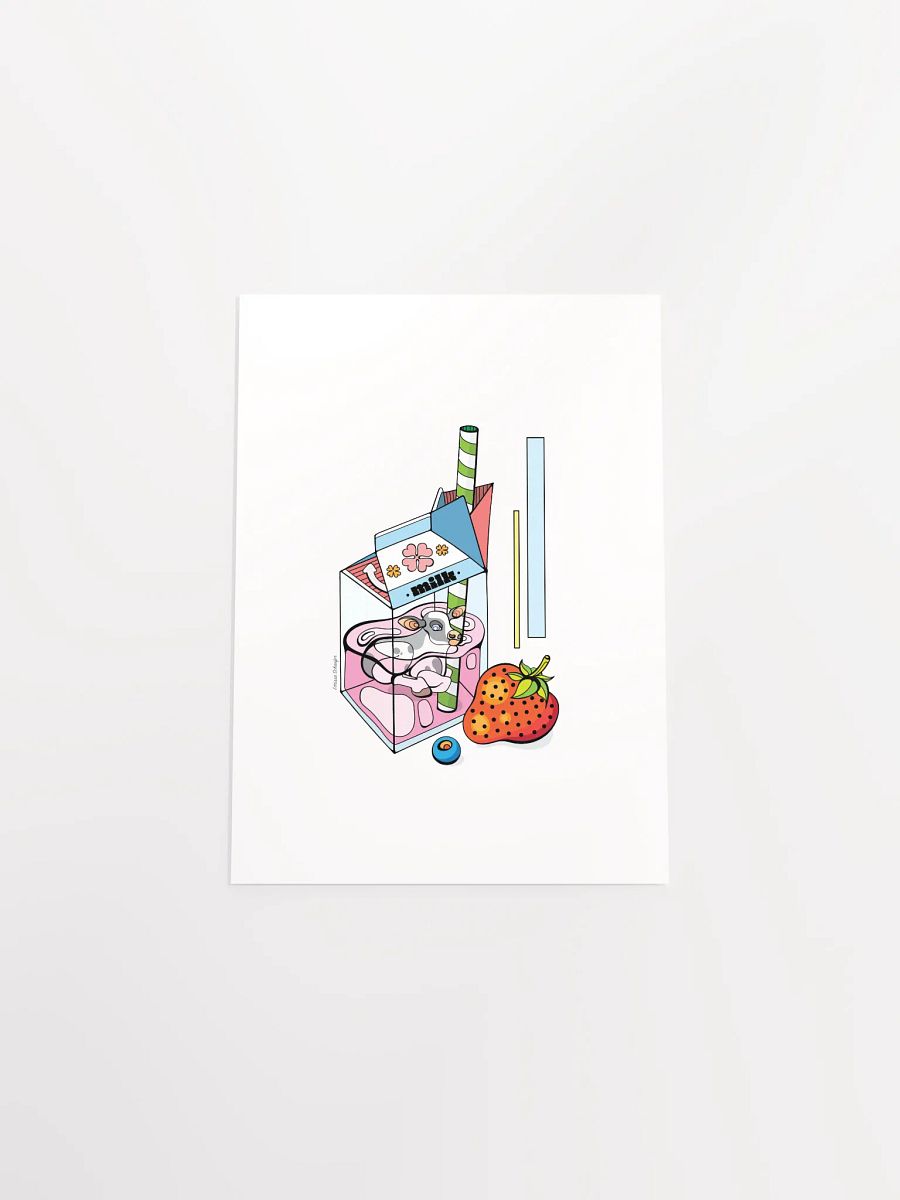 "Remember to Drink your Strawberry Milk" Print product image (19)
