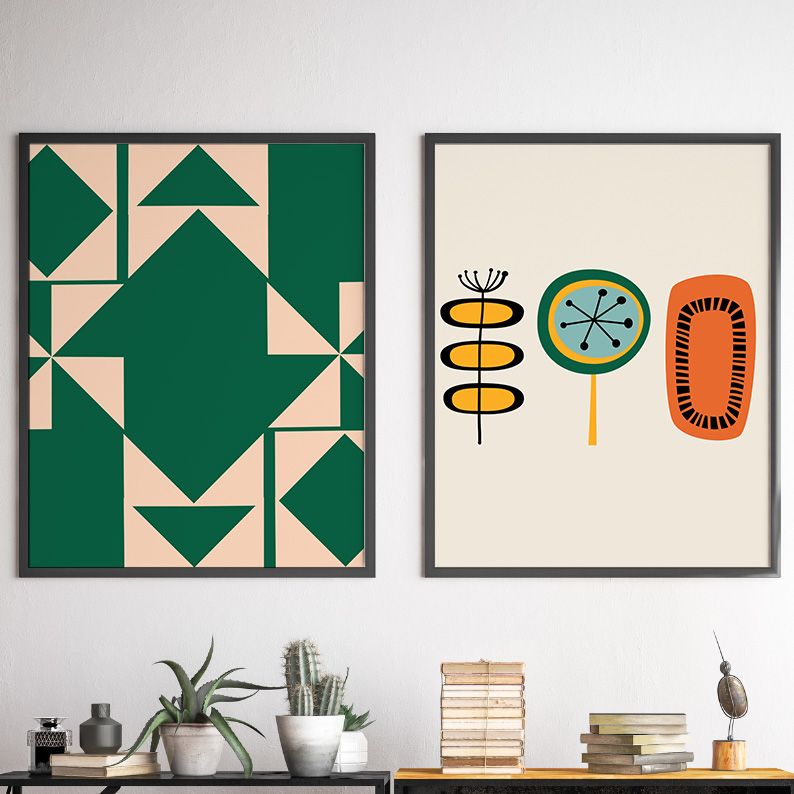 Mid Century Modern Gallery Wall Set of 6 DIGITAL Prints product image (4)