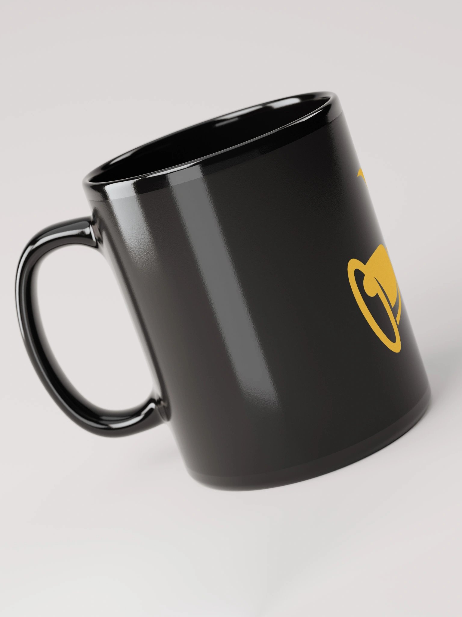 Lockbird Black Glossy Mug product image (5)