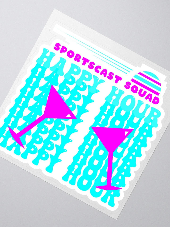 HAPPY HOUR MARTINI STICKER product image (2)