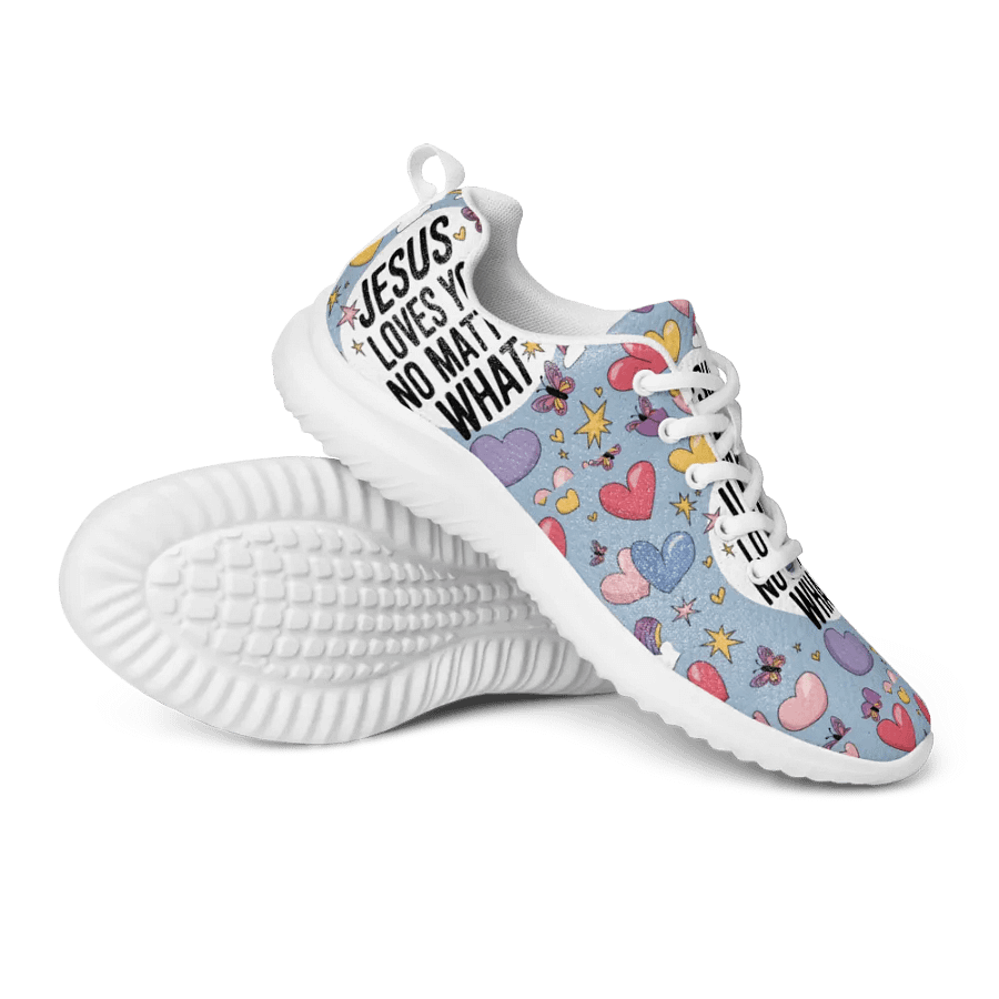 Jesus Loves You Women's Athletic Shoes product image (10)