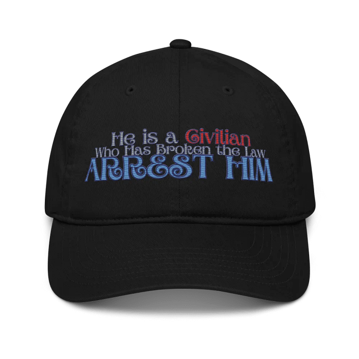 Resistor, Arrest Muskrat, Black Embroidered Hat product image (1)