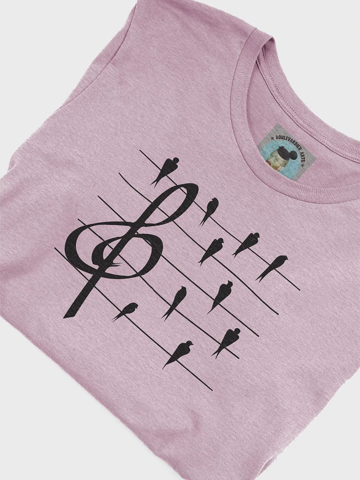 Birds on a Wire Unisex T-shirt product image (2)