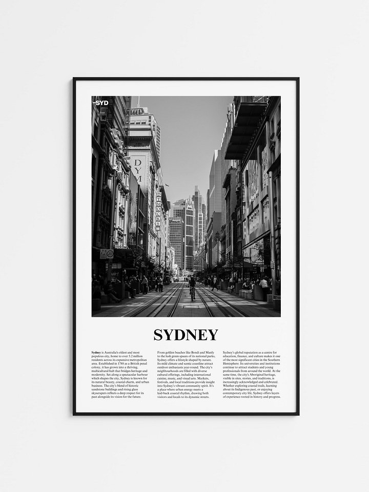 Sydney 03 Newspaper Poster product image (1)