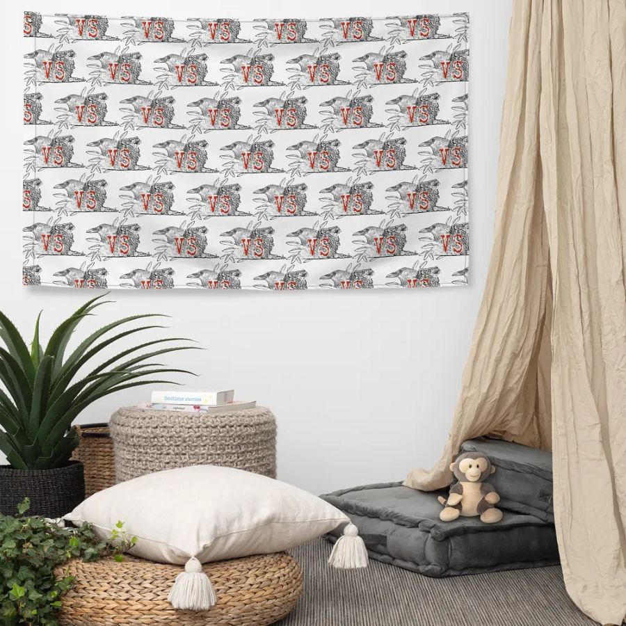 Crow vs Lion Flag product image (5)