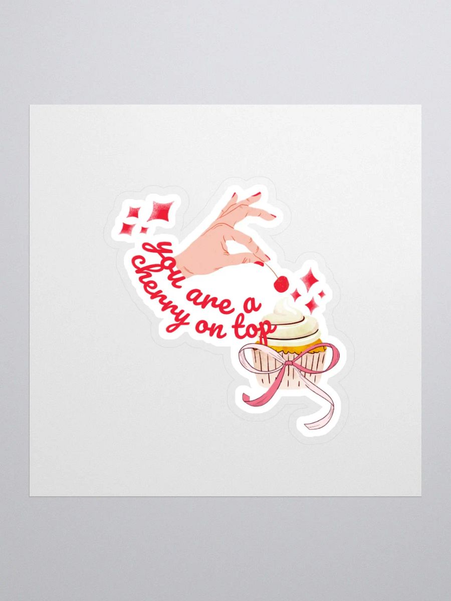 Cherry on Top Kiss-Cut Stickers product image (2)