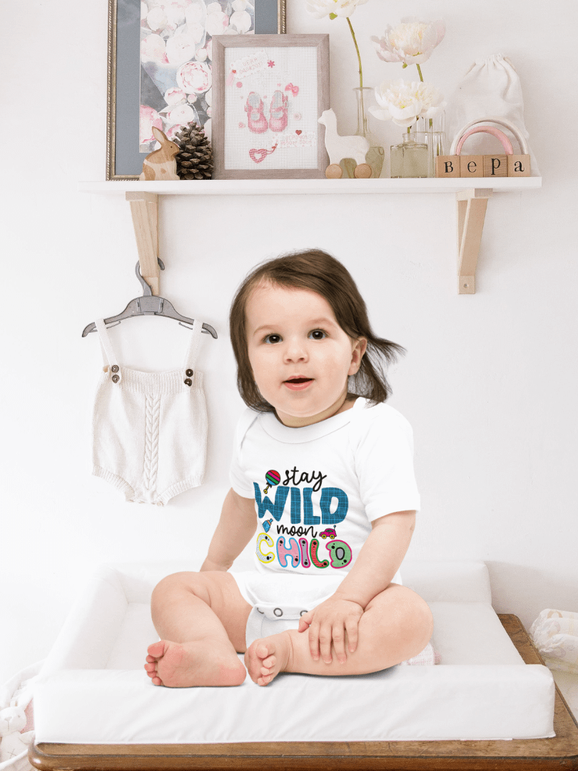 Moon Child | Bella+Canvas Baby Short Sleeve One Piece product image (1)