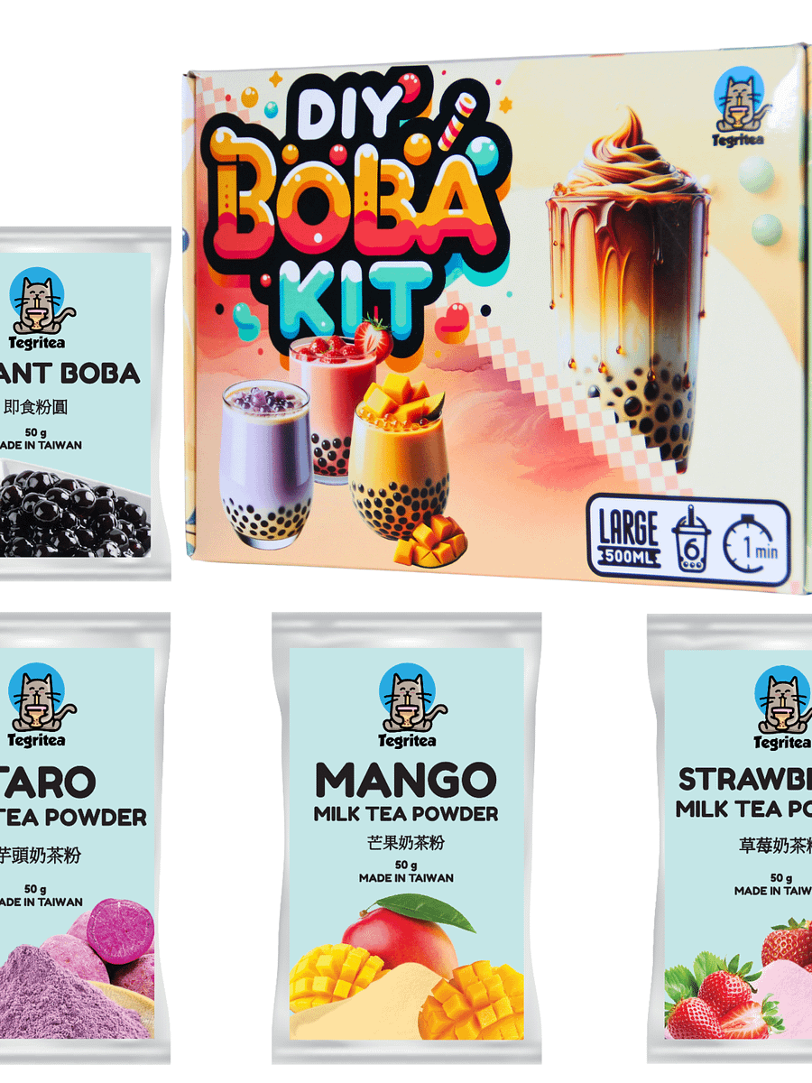 Strawberry/Mango/Taro Milk Tea Kit (6 Servings) product image (1)