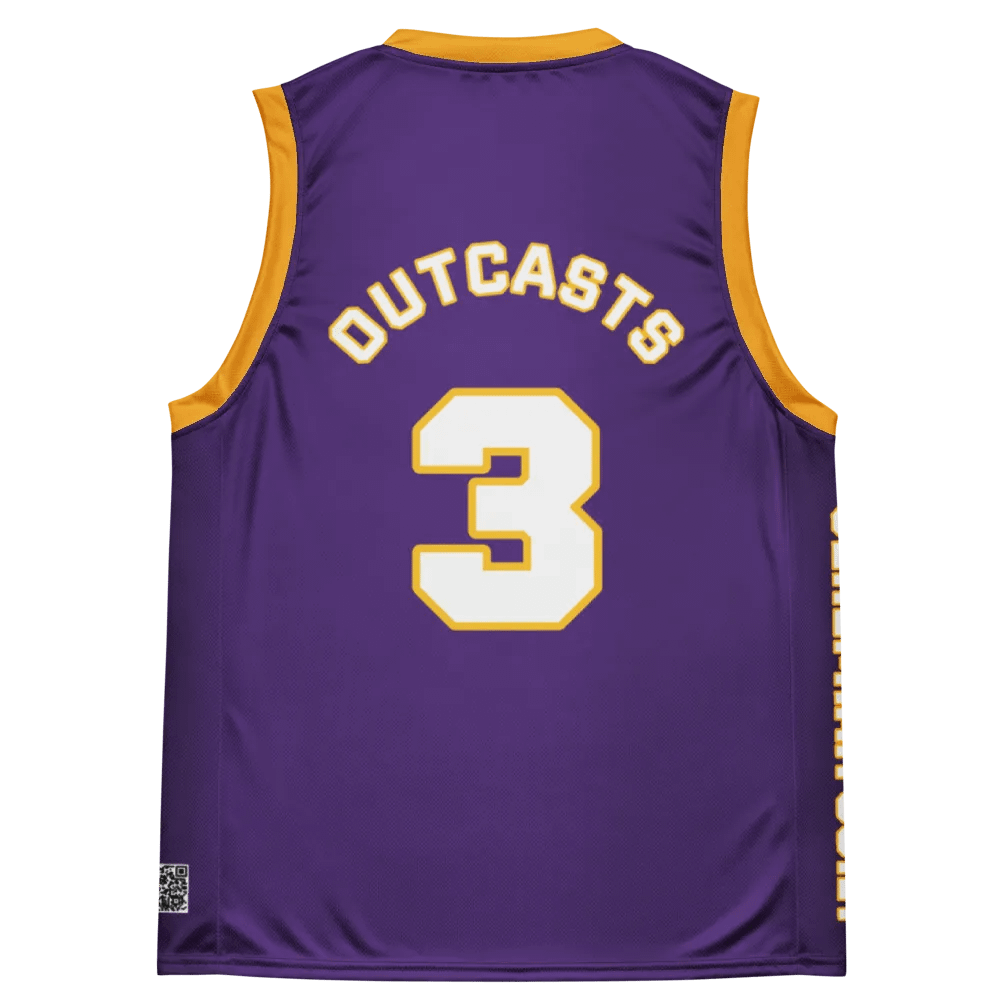 Outcasts Basketball Jersey Purple/Gold product image (7)