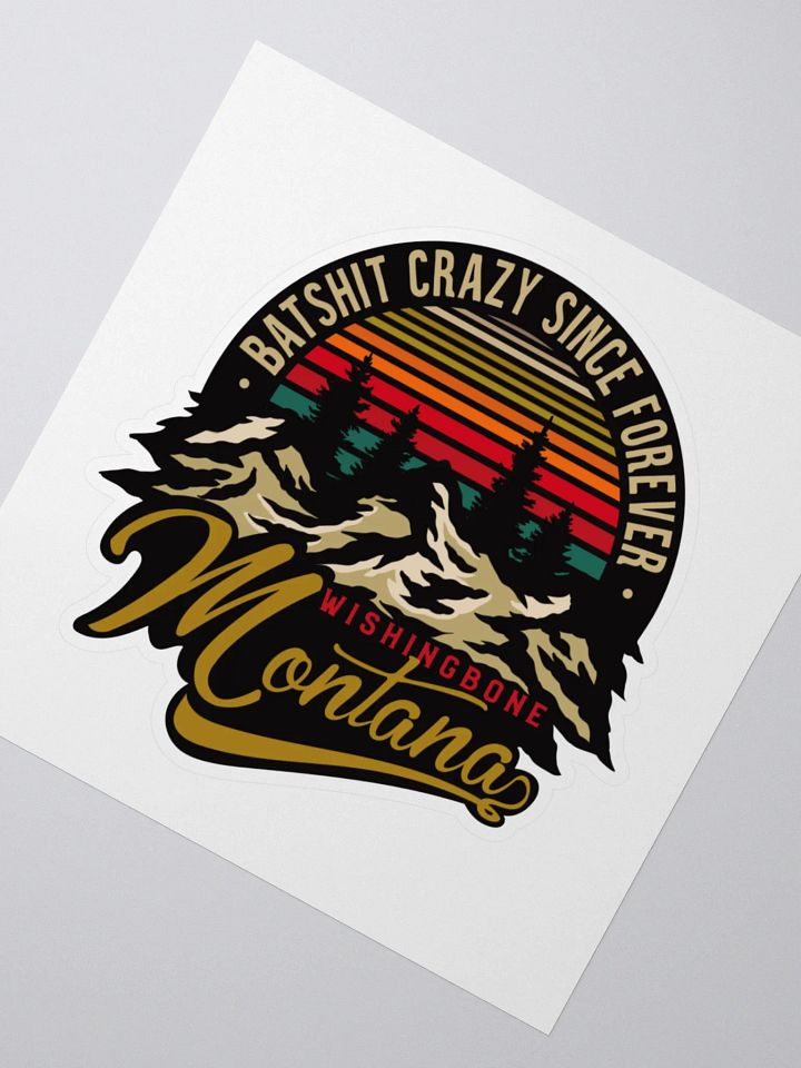 Wishingbone, Montana sticker product image (2)