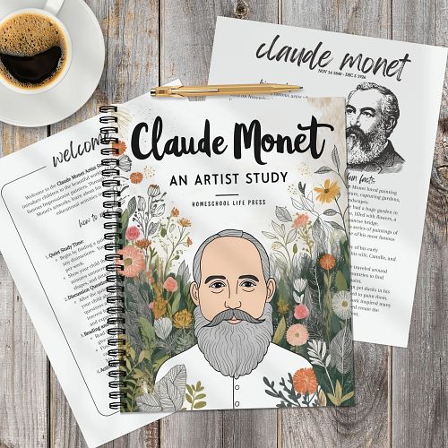 The new Monet Artist Study is here! This study includes 50 pages of pure Monet awesomeness, packed with 8 picture studies, in...