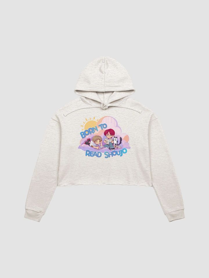 Born to Read Shoujo Crop Hoodie (Day Version) product image (1)