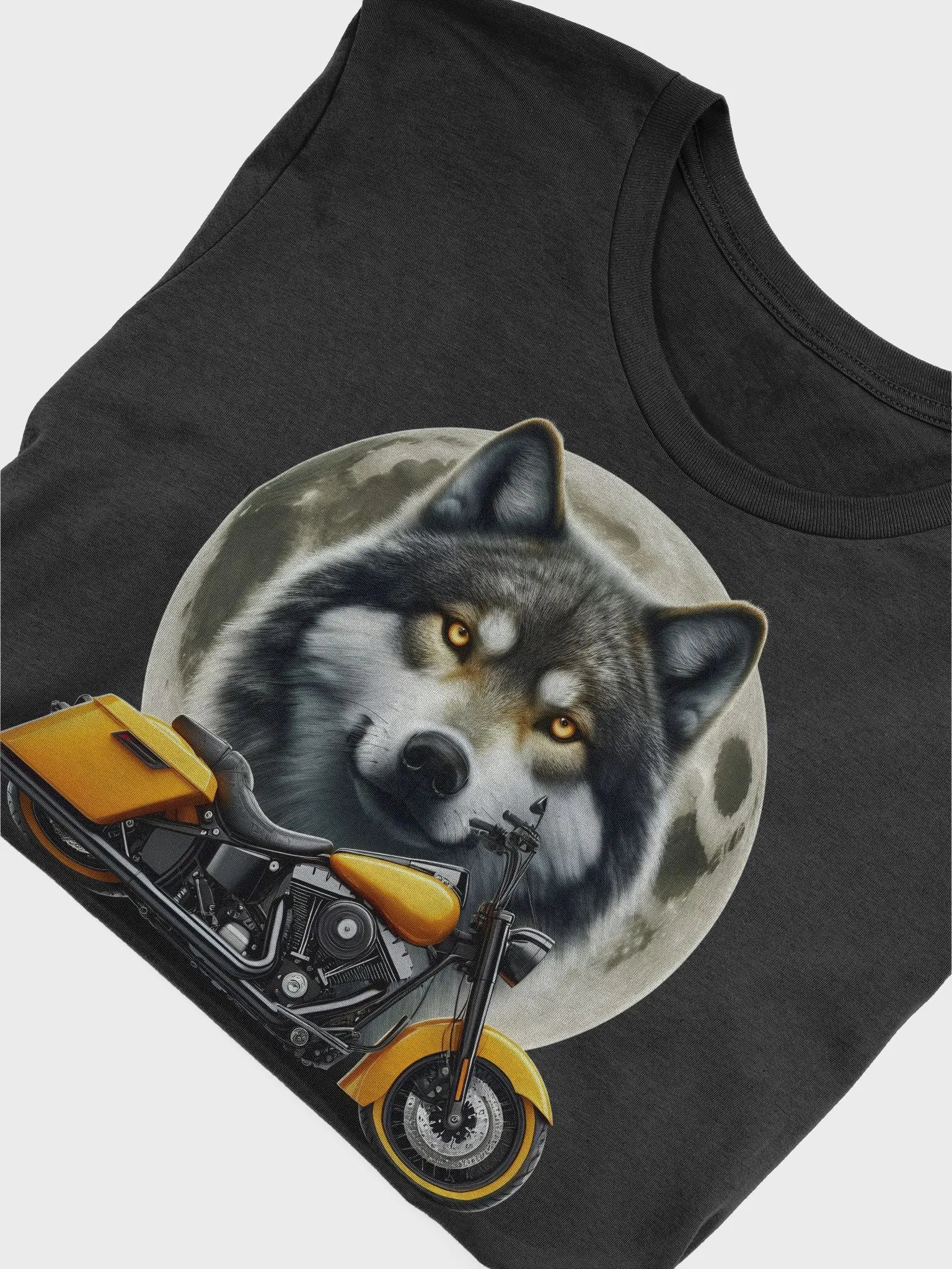 Motorcycle and Wolf - Unisex T-Shirt #11 product image (5)