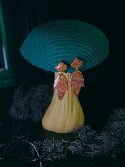 Leaf Peeping Dangles - Orange product image (1)