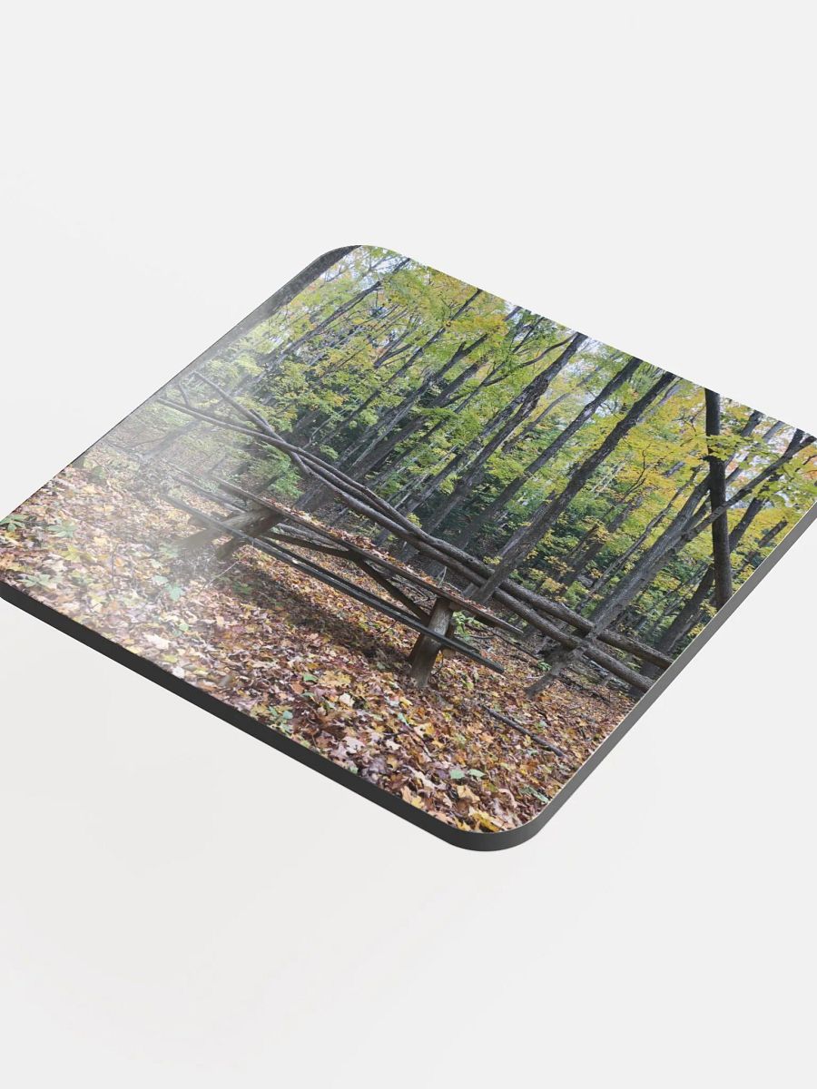 Picnic Table in the Fall Cork Coaster product image (4)